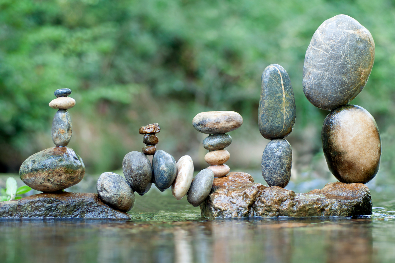 Family,Stone,Balance
